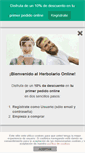 Mobile Screenshot of elherbolarioonline.es