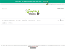 Tablet Screenshot of elherbolarioonline.es